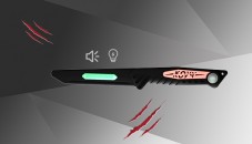 Training knife "COACH" with imitation of a cut